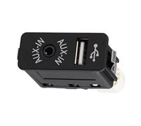 RAVTAKL Presa USB ausiliaria Compatibile Con Mini Per Clubman R55 Per Cabrio R57 Adattatore Di Interfaccia Per Porta Interruttore AUX Automobilistico USB Per Presa Di Ricarica Parti 84109237653
