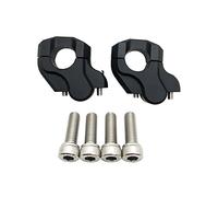 RAVTAKL Riser Manubrio Compatibile con per R1250 GS 2019 2020 2021 2022 32mm Riser Manubrio Moto Estensione Posteriore Spostato Riser Manubrio Morsetto Parti Modificate(Black)