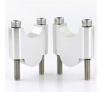 RAVTAKL Riser Manubrio Compatibile con per ZR-7 1999 2000 2001 2002 2003 7/8" 22mm Parti per Motociclette Adattatore Morsetto di Sollevamento del Manubrio Kit di Innalzamento Arretrato(Silver,40mm)