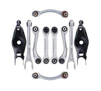 RAVTAKL Tirante Braccio Controllo Compatibile con Maserati per Quattroporte M156 per Ghibli M157 2013 2014 2015 2016 10 Pz Auto Posteriore Inferiore Bracci di Controllo LH RH Kit di Sospensione