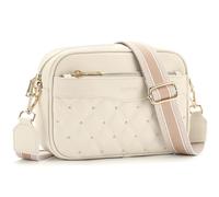 RAVUO Borsa a Tracolla Donna, Borsetta Tracolla Donna Piccola in Pu Pelle Elegante Borsa a Spalla Mano Moda Crossbody Bag con Spallacci Regolabili per Viaggio Lavoro,Bianca