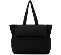 RAVUO Tote Bag,Borsa Donna Grande Borsa Università Borsa a Tracolla Donna Leggera Borsa Mare Puffy Bag per Ufficio Lavoro Vacanza Shopping,Nero