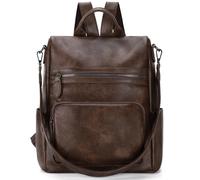 RAVUO Zaino Donna in Pelle PU Antifurto Borsa Tracolla Multitasche per Lavoro, Shopping, Università, Caffè