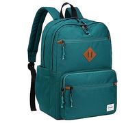 RAVUO Zaino Resistente All'acqua Porta PC 15.6 Pollici - Casual per Donna, Uomo, Bambini - Scuola Media, Superiore, Università - Adatto per Viaggio e Lavoro - Verde