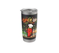 Ravviva la tua cucina Chef Pepper & Herbs Design Bicchiere termico in acciaio inox doppia parete