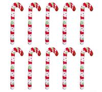 Ravviva le vacanze con il nostro set di 10 decorazioni gonfiabili divertenti e festive (rosso)