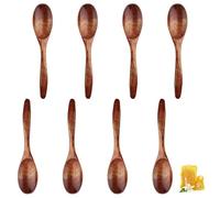Ravytha 8 Pezzi Cucchiaio per Miele, Cucchiai, Cucchiaio Cucina di Piccolo, Mestoli Cucina, Mestolo Cucina, Cucchiarella, Set Utensili Cucina, per Cioccolata Calda, Miele, Caffè e Tè