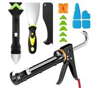 Ravytha Pistola per Silicone Manuale, Pistola Silicone Professionale, Silicone Sigillante Strumenti, Pistola per Calafataggio Sigillante, per Porte, Finestre, Calafataggio Pavimenti