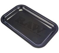 RAW 19399 Rolling Tray - Vassoio girevole, in acciaio 18/10, colore: Nero
