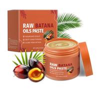 Raw Batana Oil Paste, olio di batana naturale, favorisce la lucentezza dei capelli in uomini e donne, nutre le radici dei capelli, più spessi, più forti, cura per capelli con lucentezza, per uomini e