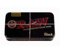 RAW Black Metal Tin Box, piccolo contenitore metallico 3 scatole