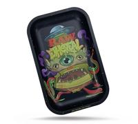 RAW Ethereal Monster - Vassoio per rollare sigarette piccolo, 28 x 17,8 cm, elegante ed elegante, con bordi arrotondati lisci