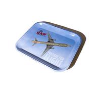 RAW Flying High - Vassoio di Metallo cartine Large 11 'x 13.5 con Certificato