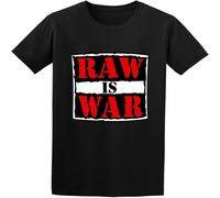 Raw is War Clothing Men's Short Sleeve T Shirt Black L