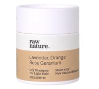 Raw Nature Dry Shampoo Per Capelli Chiari, Shampoo secco per capelli chiari, 28 g