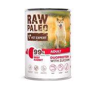 RAW PALEO Beef Rabbit Adult 400g alimento umido con manzo e coniglio per cani