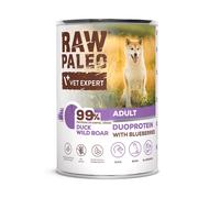 RAW PALEO Duck Boar Adult 400g cibo umido per cani anatra e cinghiale