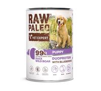RAW PALEO Duck&Boar Puppy 400g alimento umido anatra con cinghiale per cuccioli