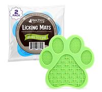 Raw Paws Tappetino per leccare cani 2 ct - Buster noia per cani sotto la doccia, tappetino per leccare cani - Tappetino per distrazione del cane - Tappetino interattivo per calmare l'ansia - Tappetino