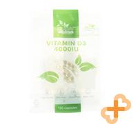 Raw Powders Vitamina D3 4000IU 120 Morbido Pillole Supporto Immunitario Muscolo