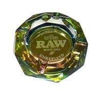 RAW RAINBOW POSACENERE SPESSO IN VETRO CON GIFTBOX 15x15x4.4cm