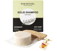 RAW REVIVAL - Shampoo capelli grassi + Olio Rosmarino | Dermatite + Seboregolatore cute grassa | Psoriasi cuoio capelluto + Equilibra | Professionale capelli - 80g