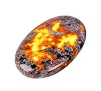 Raw Stones, Flame Health Massage Crystal, Energy Balance Meditation Tool Natural Desktop Ornament for Home Fountain Living Area Bedroom Study Tea Room Decor