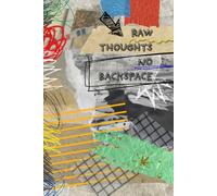 Raw Thoughts No Backspace: Blank Lined Journal with Funny Reflective Quotes for Self Reflection, Unfiltered Thoughts, and Honest Writing