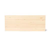 Raw Wood - Testiera per letto a una piazza e mezza in legno massello 140x80 cm Fatto a mano in Spagna - Hiyori Natural