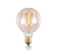 RAWARS HHF Illuminazione domestica 10 pz/lotto AC220V G95 4 W Filamento Flessibile Edison LED Lampadina Flessibile Matrimonio Romantico A Forma di Cuore Lampadina Decorativa