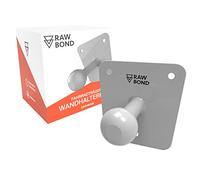 RAWBOND® Supporto da parete per portabici | Include viti, disco a U e set di tasselli, supporto da parete extra lungo per il portabiciclette | Supporto adatto per ogni portabiciclette