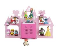 Raweao Mensole da Parete per Toniebox, Scaffale Magnetica in Metallo per Tonie Figurina 15-25 pezzi per Camera da Bambini per Ragazzi e Ragazze per Tonie Box Starter Set (Castello Rosa)