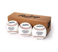 Rawlings Confezione da 3 Tball, TVBBOX3, per allenamento baseball o struttura a forma di T per ragazzi, bianco