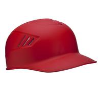 Rawlings Coolflo Matte Style Alpha Sized Base Coach Helmet, Scarlet, Medium