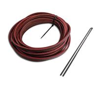 Rawlings Kit lacci per guanti – lacci standard 3/16" x 72" con attrezzo – Bordeaux M