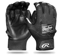 Rawlings | Guanti da battuta da baseball Clout per adulti | Nero/Nero | MED