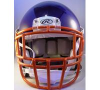 Rawlings Impulse Footballhelm, Lilla, Tgl M , Con Facemask Egop II Arancione
