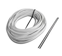 Rawlings - Kit per riallacciatura guanti da baseball e softball, lacci standard 0,5 x 182,9 cm con strumento, bianco.