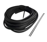 Rawlings - Kit per riallacciatura Guanti da Baseball e Softball, Lacci Standard 0,5 x 182,9 cm con Strumento, Nero.