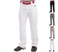 Rawlings Launch Series Baseball Pants | Full Length Semi-Relaxed Fit | Adult Sizes | Solid | Multiple Options, Pantalone Uomo, Bianco, XXL