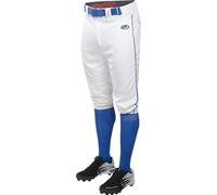 Rawlings Launch Series Baseball Pants | Knicker Fit | Adult Sizes | Piped | Multiple Colors, Pantaloni Uomo, Bianco/Royal, L
