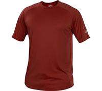 Rawlings Men's | Athletic Tech Short Sleeve Shirt | Adult Sizes | Multiple Colors, Camicia a Maniche Corte da Uomo, Rosso, L