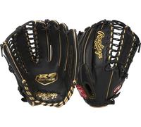 Rawlings R9 Series Baseball Glove | Sizes 11.5"-12.75" | Multiple Styles, Guanto Ragazzi, 32,4 cm-Trap-Eze Web-Nero/Oro, 12.75 inch