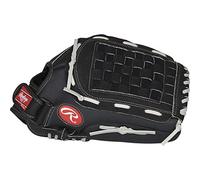 Rawlings Rsb140gb-6/0 14 Bsk/NFC, Guanti da Softball Unisex, Nero/Grigio, 35,5 cm