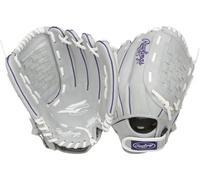 Rawlings Scsb12pu-6/0 12 Bsk/NFC, Guanti da Softball Bambina, Viola/Grigio/Bianco, 30,5 cm
