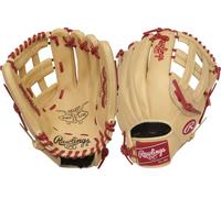 Rawlings Select Pro Lite Guanti Ragazzi Bryce Harper - Cammello/Rosso Scarlatto, 12"