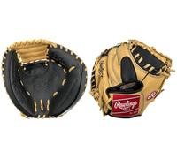 Rawlings Select Pro Lite Series - Guanto da caccia da 81 cm (2023), ideale per i giovani giocatori, artigianato superiore per prestazioni Elite. Colore classico biondo/nero