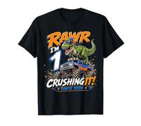 Rawr Im 1 Crushing It Since 2025 Dinosaur Monster Truck Maglietta