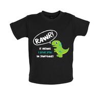 Rawr , It Significa i Love You IN Dinosauro - Bambino T-Shirt / Body - Carino