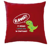 Rawr , It Significa i Love You IN Dinosauro - Cuscino - Dinosauri Carino Love
